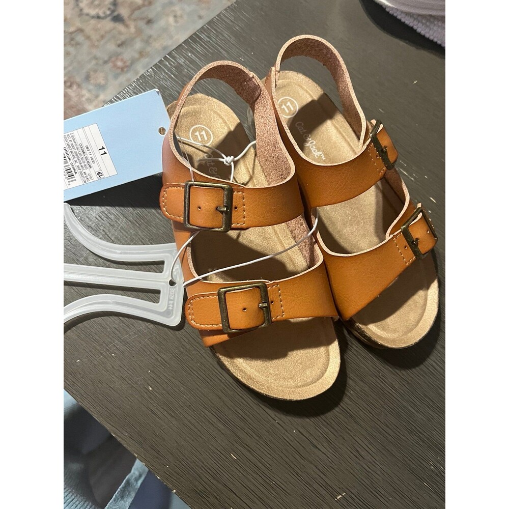 Girls strappy sandles size 11 toddler